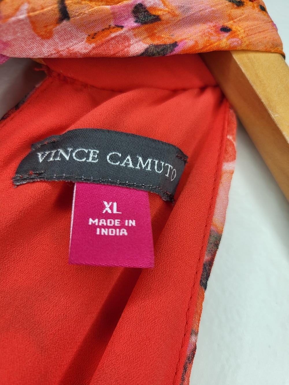 Vince Camuto Coral and Pink Floral Maxi Jumpsuit - Picture 6 of 12